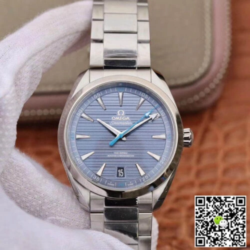 Omega Seamaster Aqua Terra 150M 220.10.41.21.03.002 VS Factory 1:1 Best Edition Replica Watch Swiss ETA8900 Blue Textured Dial